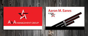Business Card Design by SmartStyle for A&A Management Group LLC | Design: #998245