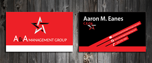 Business Card Design by SmartStyle for A&A Management Group LLC | Design: #998264