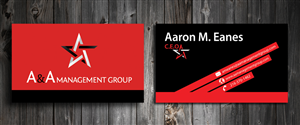 Business Card Design by SmartStyle for A&A Management Group LLC | Design: #998281