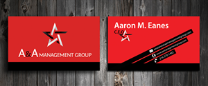 Business Card Design by SmartStyle for A&A Management Group LLC | Design: #998306