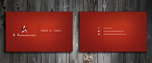 Business Card Design by SmartStyle for A&A Management Group LLC | Design: #998362