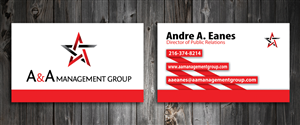 Design de Carte de Visite par SmartStyle pour A&A Management Group LLC | Design : #998423