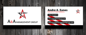 Design de Carte de Visite par SmartStyle pour A&A Management Group LLC | Design : #998430