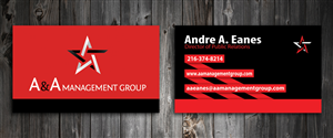 Business Card Design by SmartStyle for A&A Management Group LLC | Design: #998450