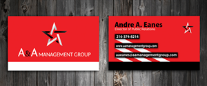 Business Card Design by SmartStyle for A&A Management Group LLC | Design: #998480