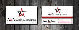 Business Card Design by SmartStyle for A&A Management Group LLC | Design: #998776