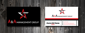 Business Card Design by SmartStyle for A&A Management Group LLC | Design: #998781