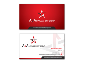 Business Card Design by MDesign for A&A Management Group LLC | Design: #1005444