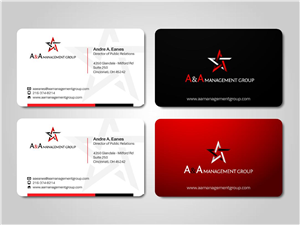 Business Card Design by victor for A&A Management Group LLC | Design: #1007447
