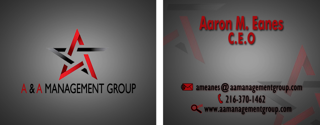 Business Card Design by PakDesigner  for A&A Management Group LLC | Design #1005750