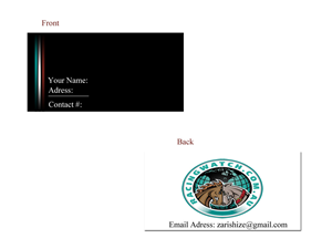Business Card Design by Zarishize for this project | Design: #1004142
