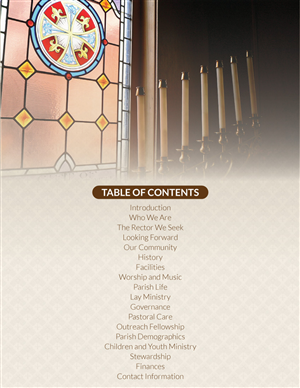 Brochure layout for a small country church | Diseño de Brochure por JCR