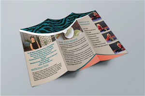 Trifold brochure for Thai yoga massage practice (In a Combat gym and a Spa) | Brochure Design by hema dhawan