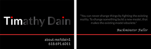 Business Card Design by joyst3r