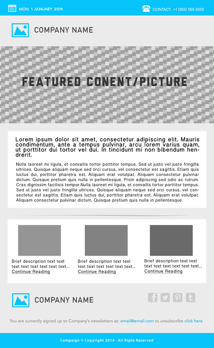 Design de Newsletter par Annette Ruchala Designs pour Digital Glare Pty Ltd | Design #3789503