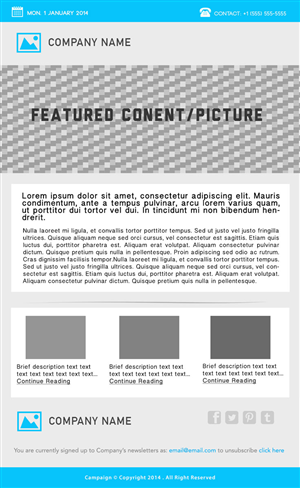 Newsletter Design by Annette Ruchala Designs