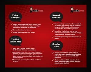 Brochure Design for TrafficBoss.biz | Broschüren-Design von laxman2creative
