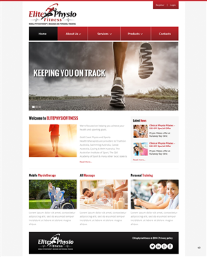 Diseño Web por pb para Elite Physio Fitness | Diseño: #3790265