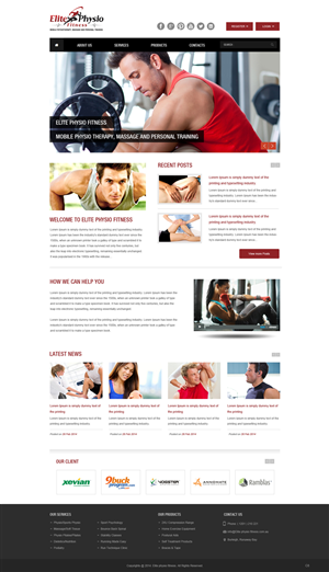 Web Design by pb for Elite Physio Fitness | Design: #3790266