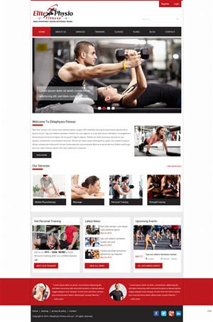 Web Design by pb for Elite Physio Fitness | Design: #3790268