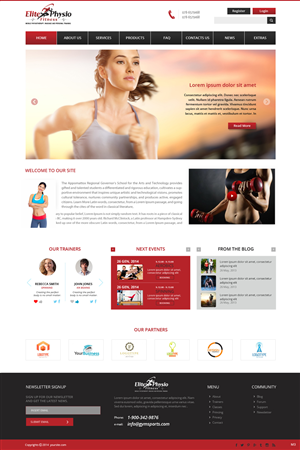 Web Design by pb for Elite Physio Fitness | Design: #3790270