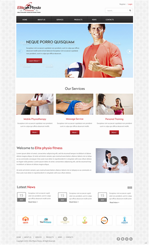 Web Design by pb for Elite Physio Fitness | Design: #3790285