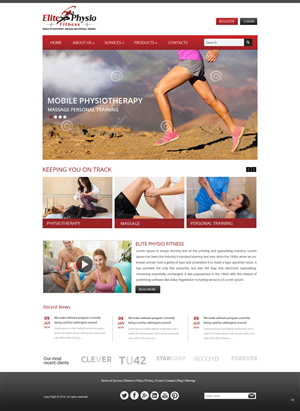 Web Design by pb for Elite Physio Fitness | Design: #3790290