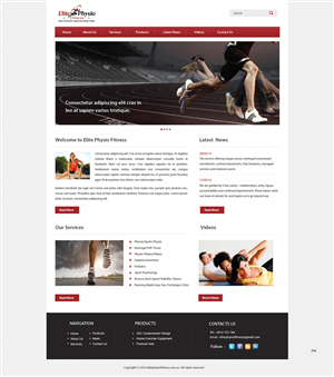 Web Design by pb for Elite Physio Fitness | Design: #3796191