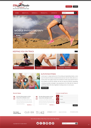Web Design by pb for Elite Physio Fitness | Design: #3843194