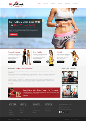 Diseño Web por OM para Elite Physio Fitness | Diseño: #3830150