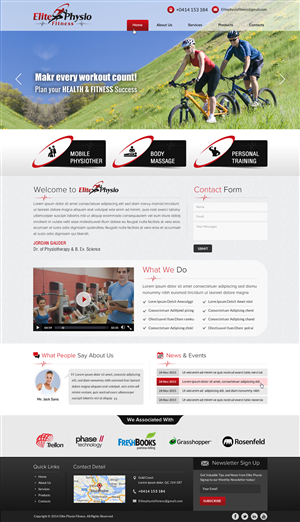 Diseño Web por Sbss para Elite Physio Fitness | Diseño: #3811442
