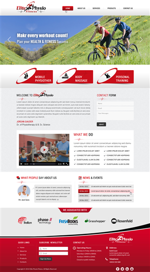 Diseño Web por Sbss para Elite Physio Fitness | Diseño: #3811448