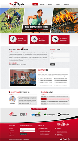 Diseño Web por Sbss para Elite Physio Fitness | Diseño: #3811461
