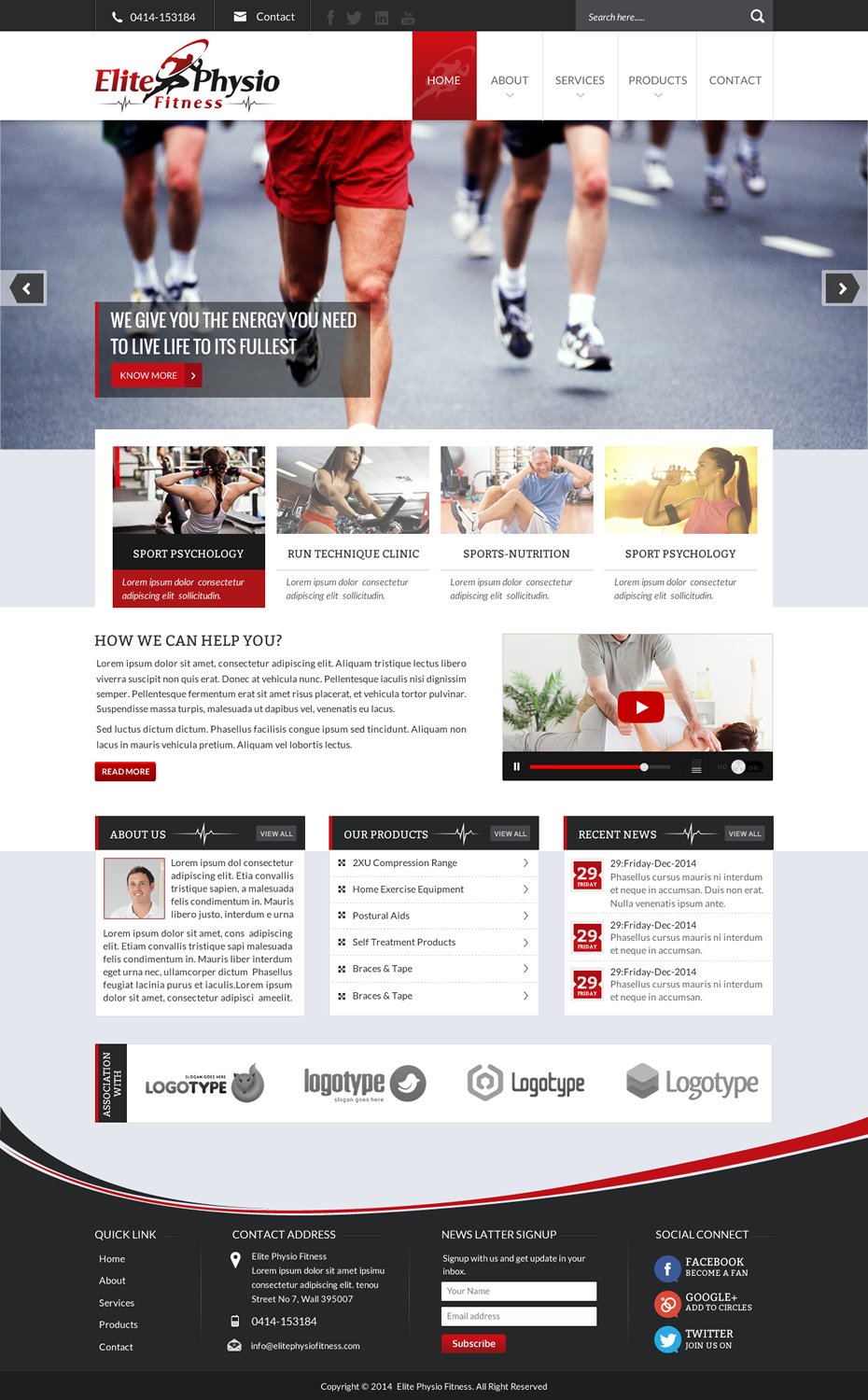 Diseño Web por Sbss para Elite Physio Fitness | Diseño #3811472