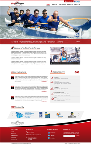 Diseño Web por Sbss para Elite Physio Fitness | Diseño: #3811492