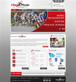Diseño Web por Sbss para Elite Physio Fitness | Diseño: #3819400