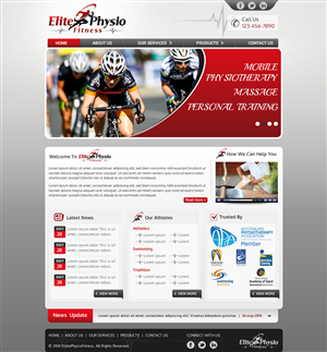 Diseño Web por Sbss para Elite Physio Fitness | Diseño: #3819408
