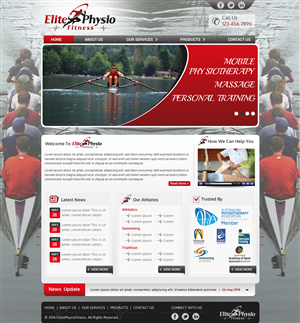 Diseño Web por Sbss para Elite Physio Fitness | Diseño: #3819415