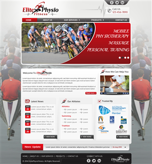 Diseño Web por Sbss para Elite Physio Fitness | Diseño: #3819420
