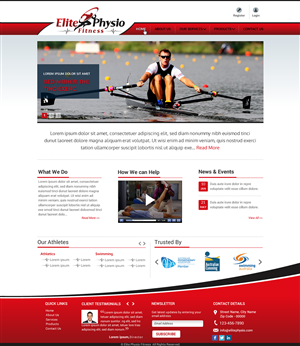 Diseño Web por Sbss para Elite Physio Fitness | Diseño: #3819437