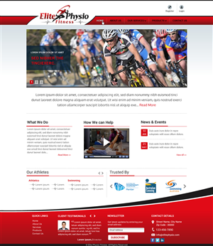 Diseño Web por Sbss para Elite Physio Fitness | Diseño: #3819442