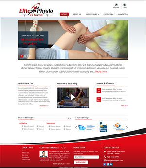 Diseño Web por Sbss para Elite Physio Fitness | Diseño: #3819465