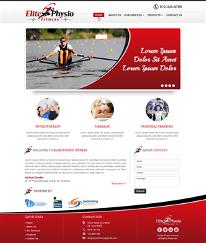 Diseño Web por Sbss para Elite Physio Fitness | Diseño: #3831511