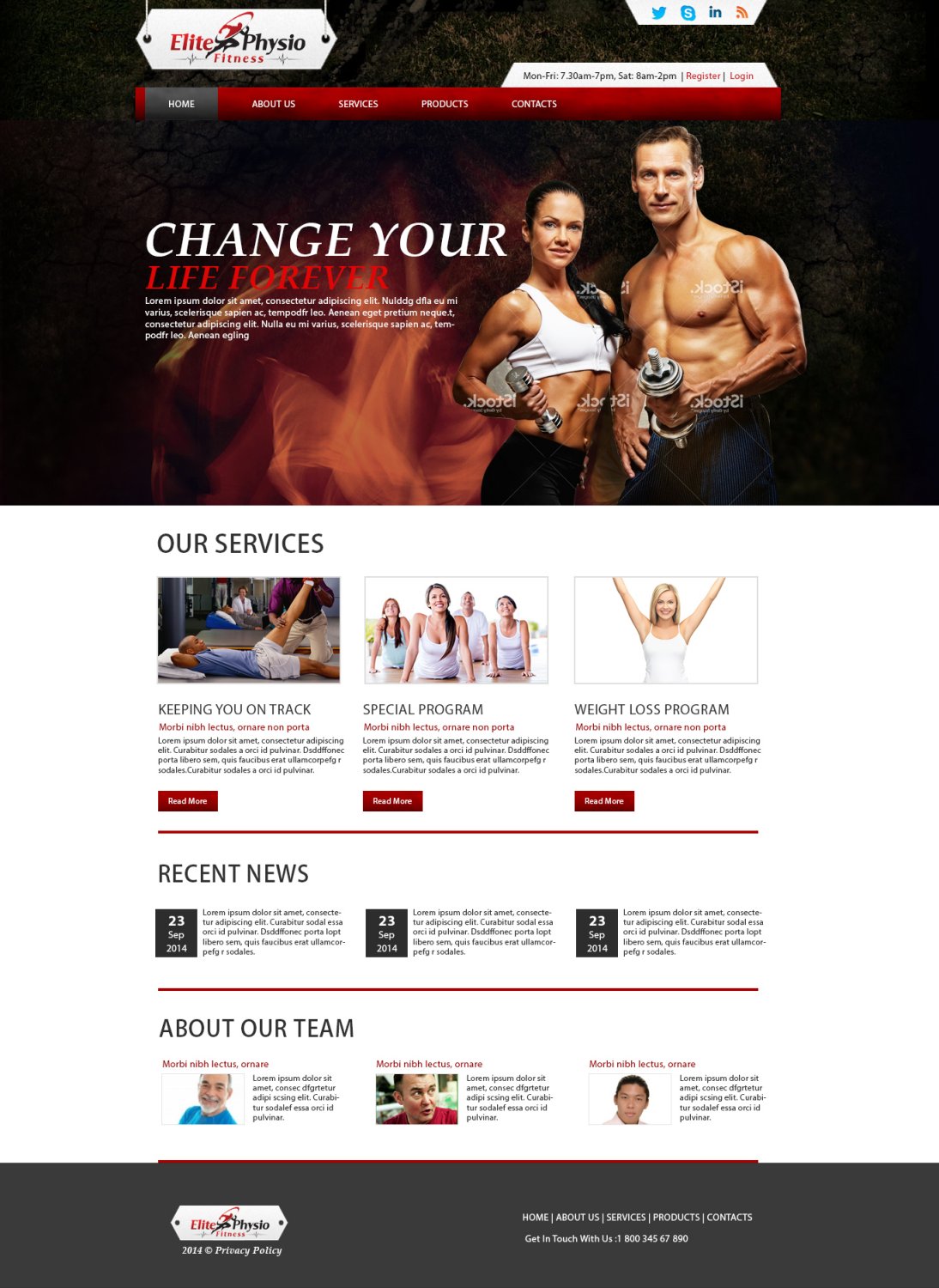Web-Design von TechWise für Elite Physio Fitness | Design #3788934