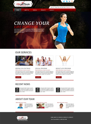 Diseño Web por TechWise para Elite Physio Fitness | Diseño: #3788941