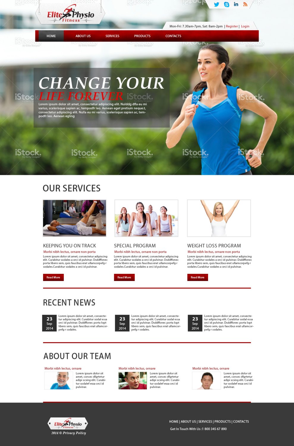 Web-Design von TechWise für Elite Physio Fitness | Design #3788948