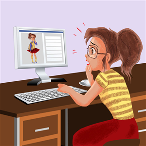 Design Illustration par Frambit Illustration pour Digital Hindsight | Design : #3927333