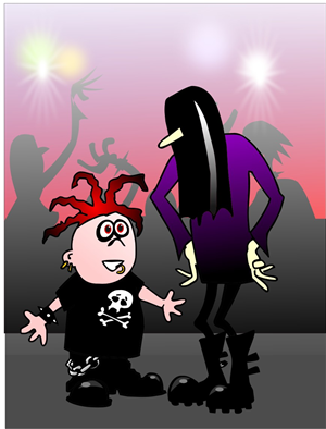 Goth/emo kids - Illustrations needed for Children’s Story book app | Illustration-Design von ChrisMoon