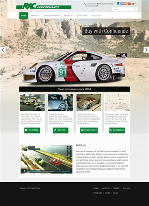 Web Design by Da Miracle for this project | Design: #3824632