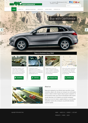 Web Design by Da Miracle for this project | Design: #3824655